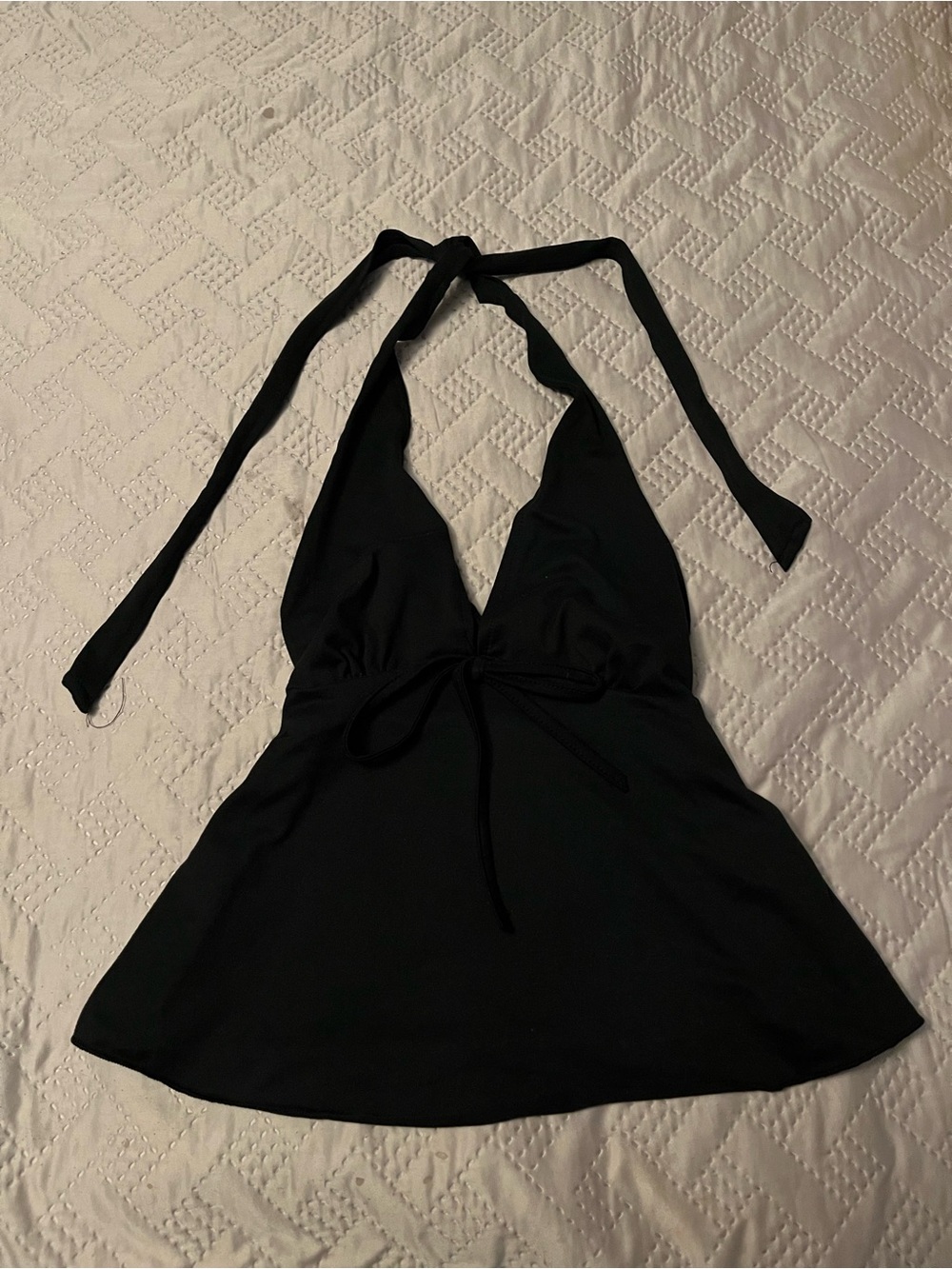 Black Halter One Piece Like New